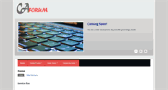Desktop Screenshot of caforum.in